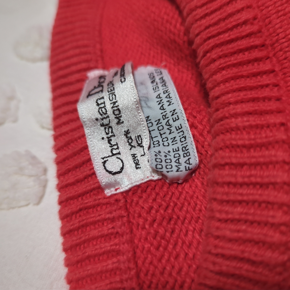 Red and White Sweater